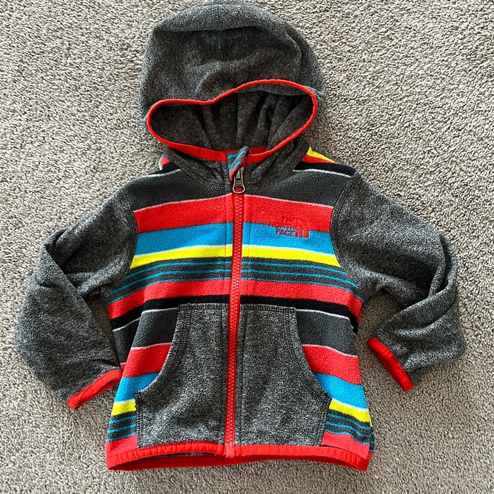 Infant Boy North Face Full Zip Hoodie 6 to‎ 12 months